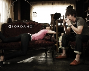 So Ji Sub, Shin Min Ah, Tiger JK, Jung Woo Sung для Giordano Spring 2011 Catalogue