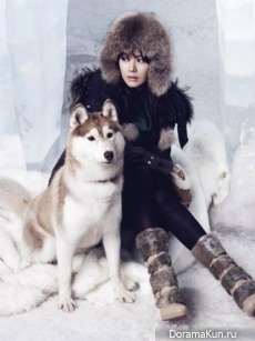 Son Ye Jin для Châtelaine Winter 2012 Ads