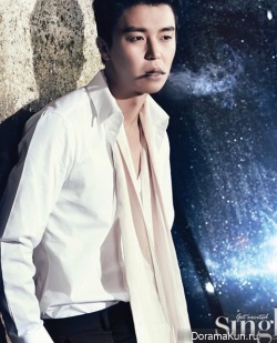 Yeon Woo Jin для Singles Korea July 2013