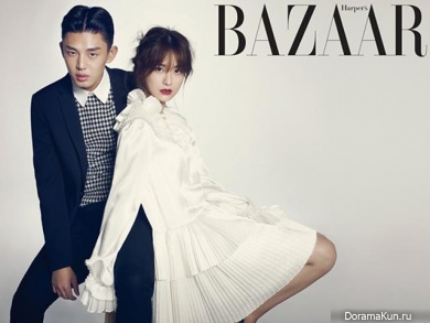 Yoo Ah In, Jung Yumi для Harper’s Bazaar October 2013