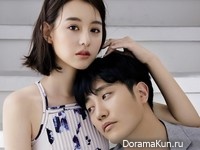 Jin Goo, Kim Ji Won для Grazia April 2016