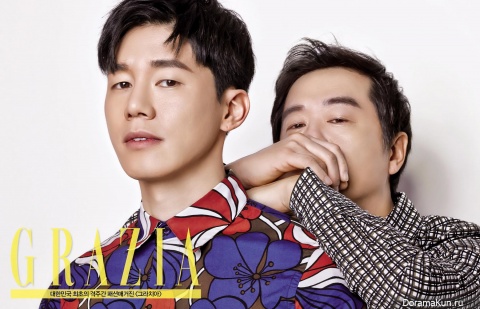 Kim Moo Yul, Jang Jin для Grazia February 2016