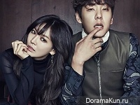Kwak Si Yang, Kim So Yeon для Cosmopolitan January 2016