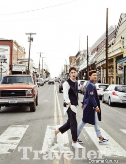 Yoo Yeon Seok, Son Ho Joon для The Traveller May 2016