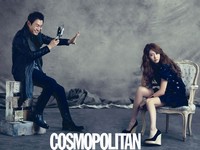 Go Ara, Park Yong Woo для Cosmopolitan Korea January 2012